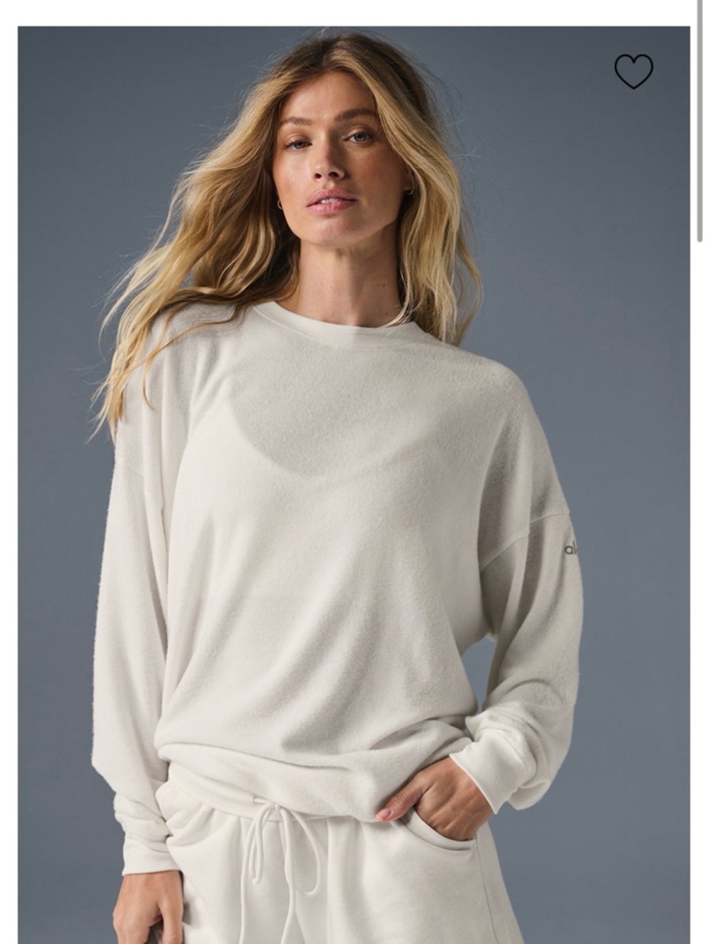 Alo - Soho pullover - Ivory